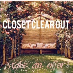 Ready to clear out my closet!! Make me an offer!